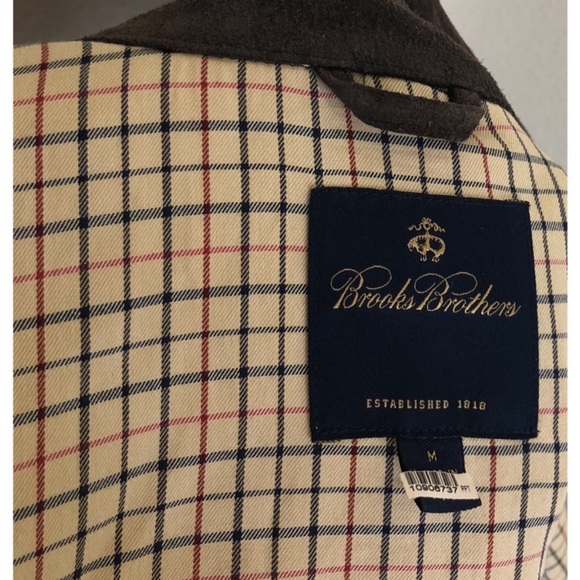 Brooks Brothers Men's Navy Quilted Coat Jacket - Picture 4 of 4